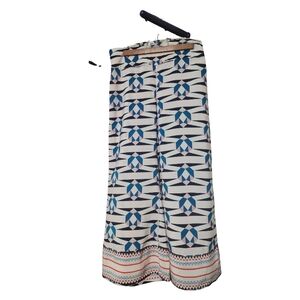 Bar III Geometric Print Wide Leg Boho Pants